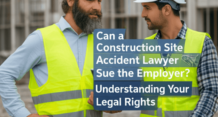 Can a Construction Site Accident Lawyer Sue the Employer? Understanding ...