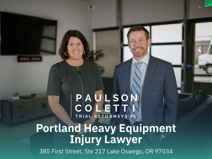 Portland Heavy Equipment Injury Lawyer | Free Consultation